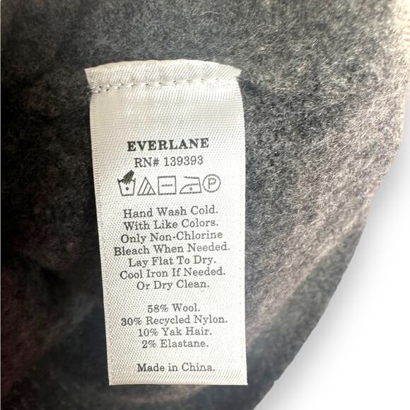 NWT Everlane brand soft yak wool blend ribbed square crop tank top size Medium - Picture 8 of 8